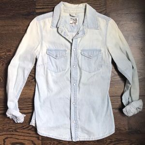 Aritzia (TNA) denim shirt